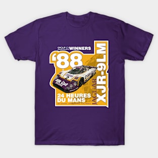 Retro Le Mans 24 Hours T-Shirt - Jaguar XJR-9LM Design T-Shirt